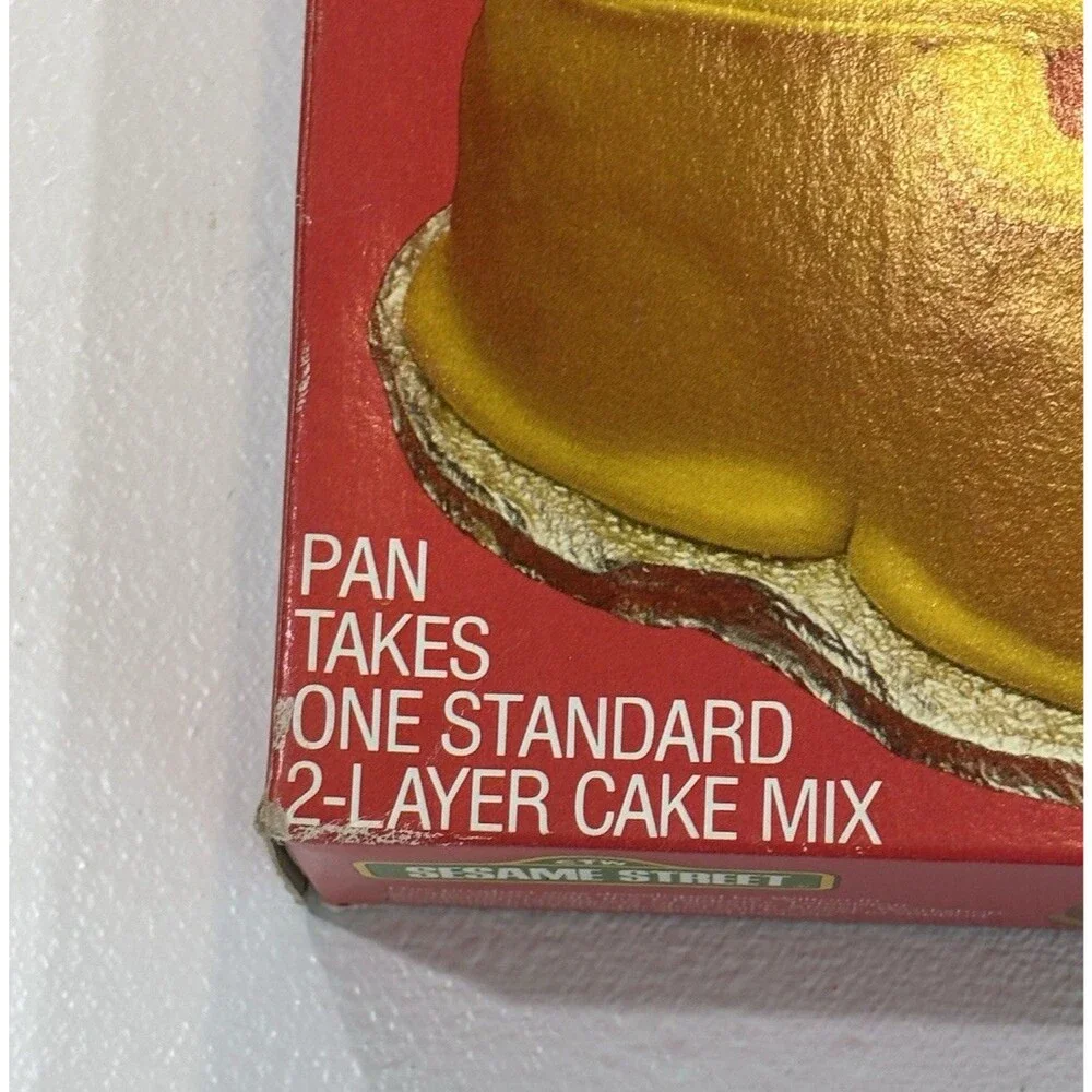 Vintage Big Bird Cake Pan Wilton Sesame Street In Box Baking Mold Retro Kitchen